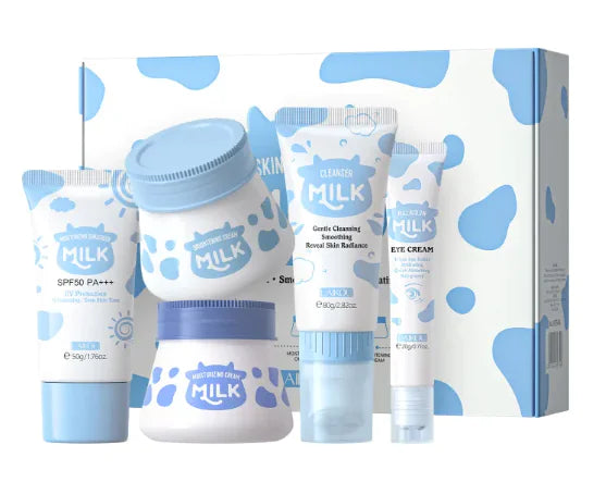 Milk Skin Care 5-piece Set Moisturizing Facial Care Suit